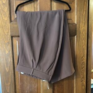 Abercrombie & Fitch Wide Leg Pants in Brown